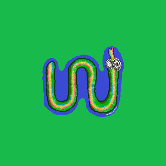 RainBow roPE snAkE sTickeR