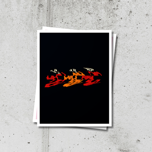 Liquid Ladybugs 8.5 x 11 Print