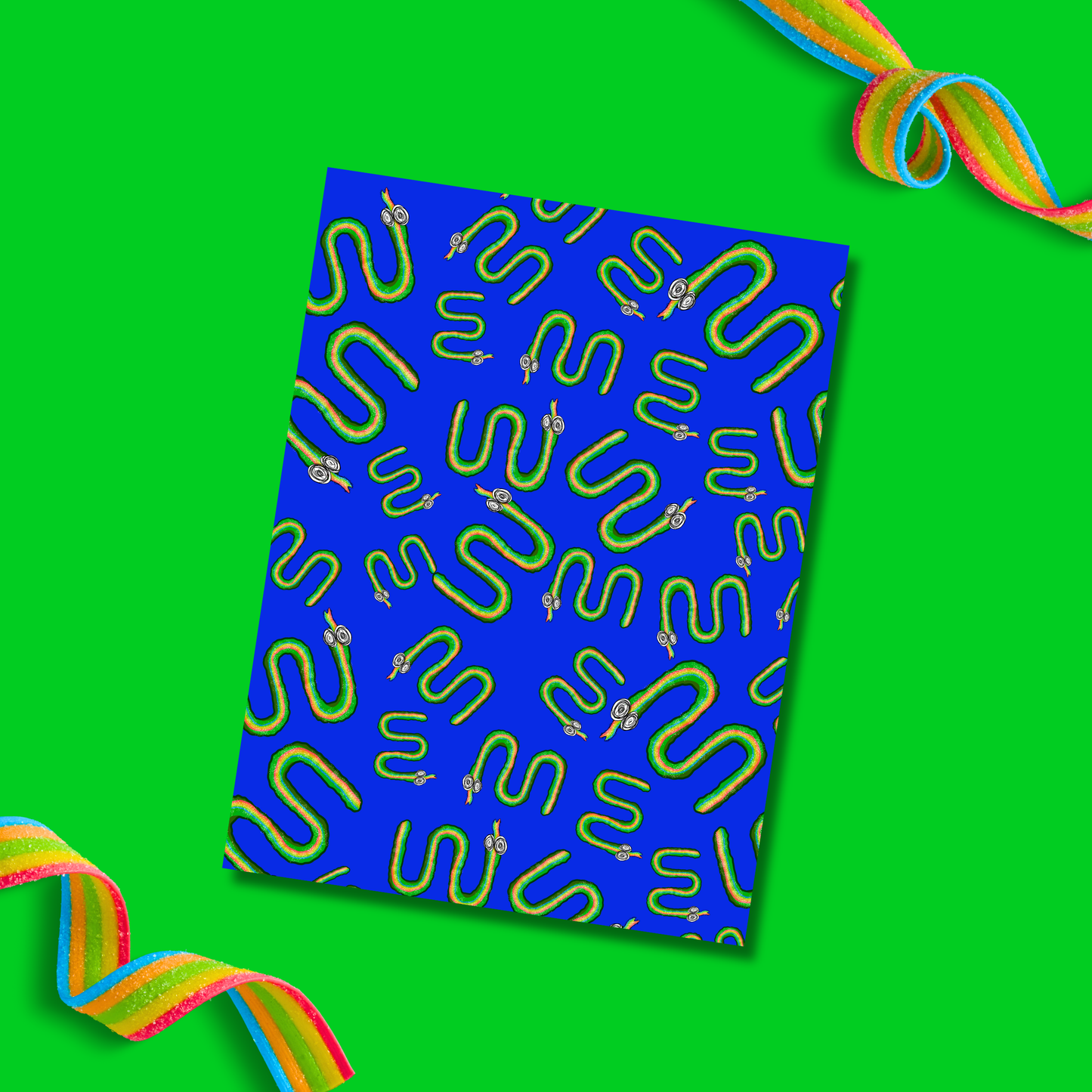 Rainbow Snake Card