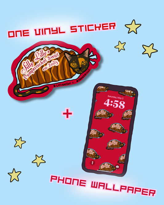 Silly Lilly Bread Sticker Bundle Pre Order *READ DESCRIPTION FOR WALLPAPER*