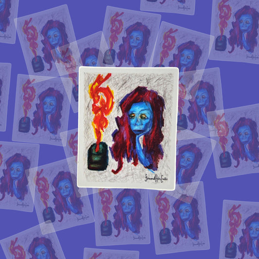 candle ladY stickeR