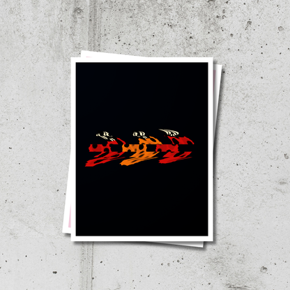 Liquid Ladybugs 8.5 x 11 Print