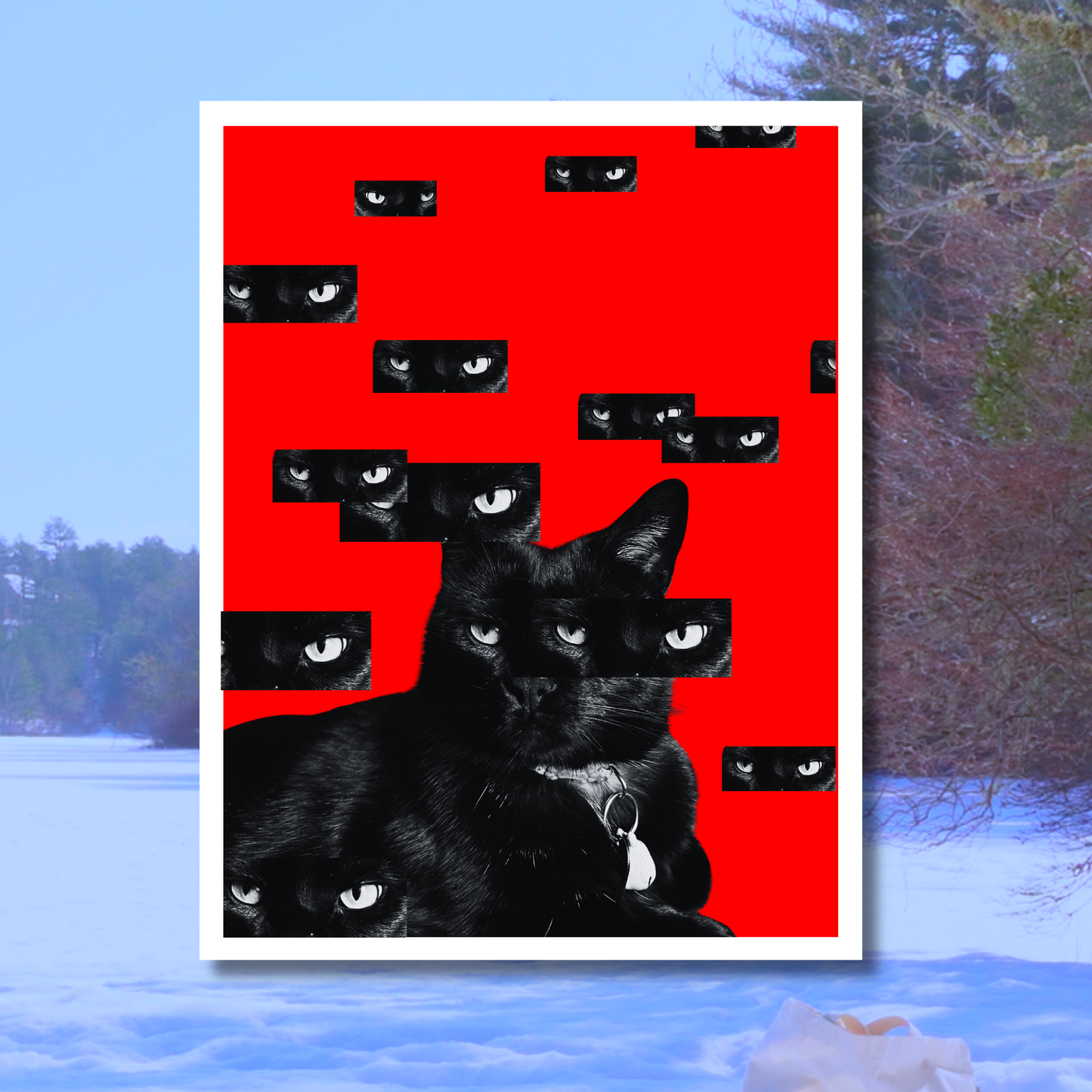 Detective Cat 8.5 x 11 Print