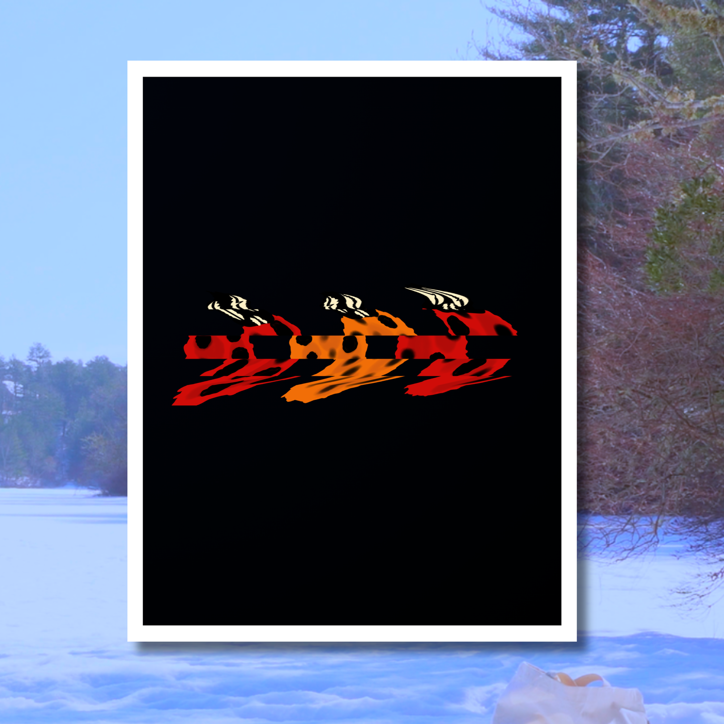 Liquid Ladybugs 8.5 x 11 Print