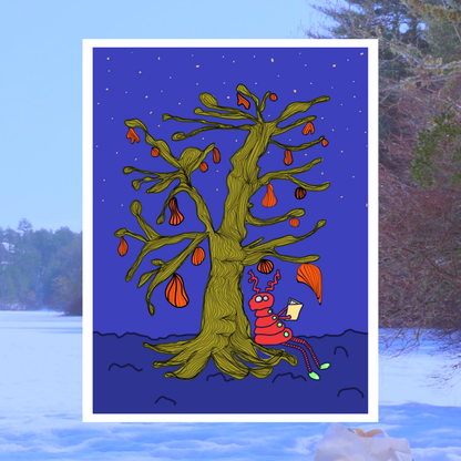 Book Bug 8.5 x 11 Print