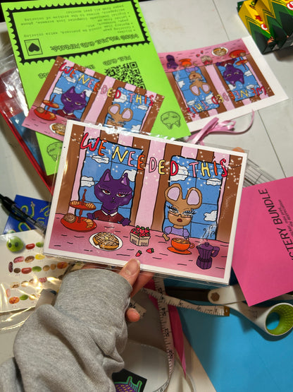 ‘We Needed This’ 5x7 Mini Print