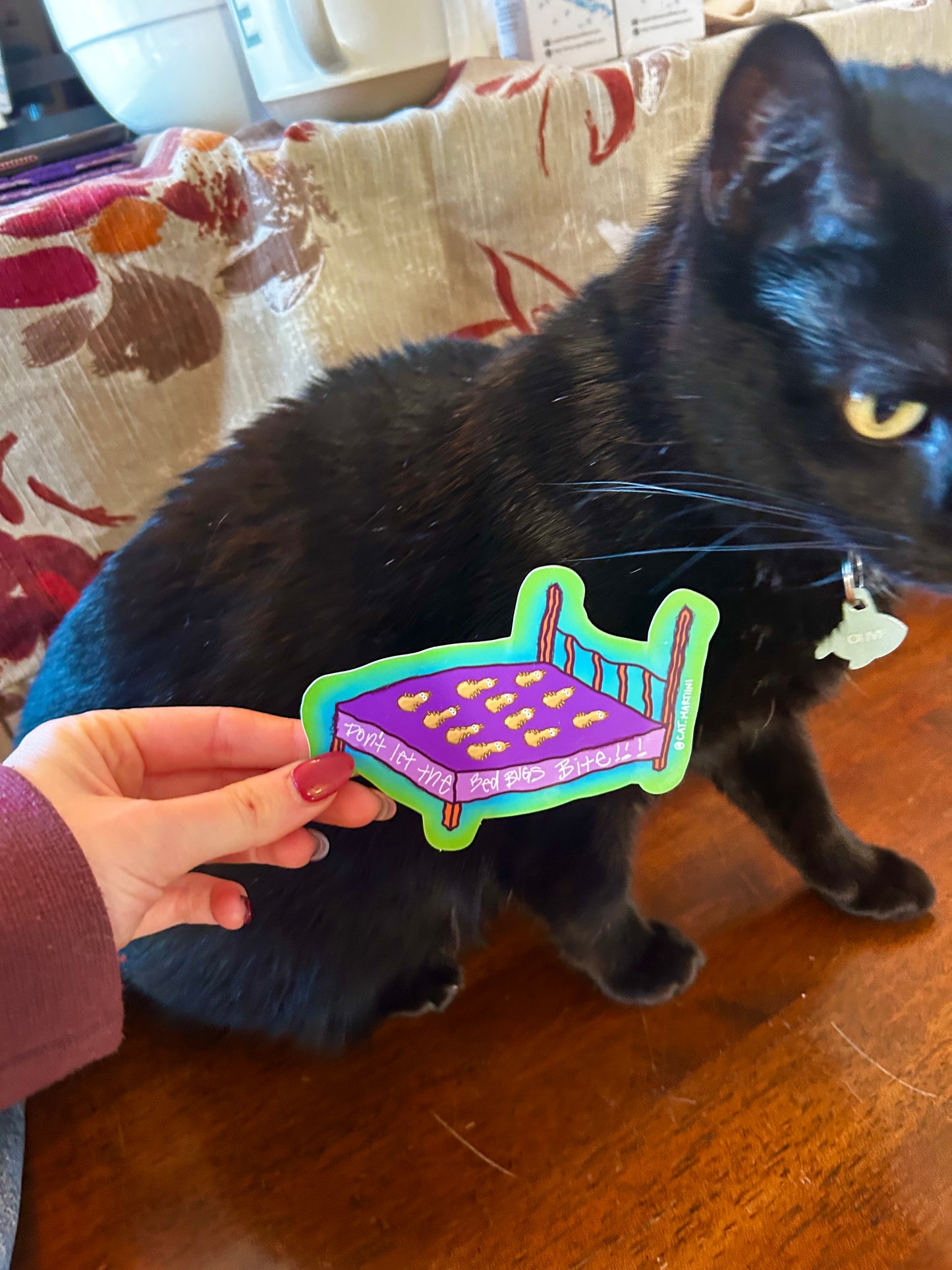 Don't Let the Bed Bugs Bite Sticker