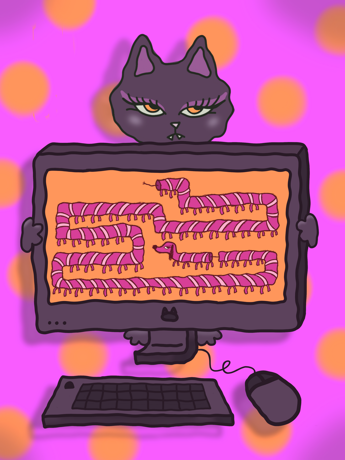 Computer Cats (The Cheapest Way to Support Me/Digital Rewards Tier)